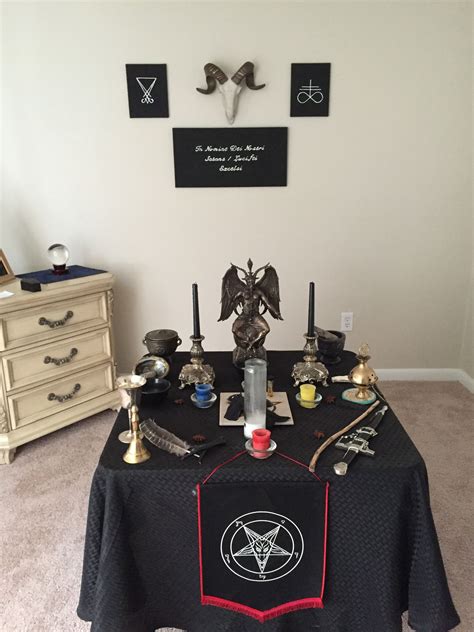 Black magic altar cabinet